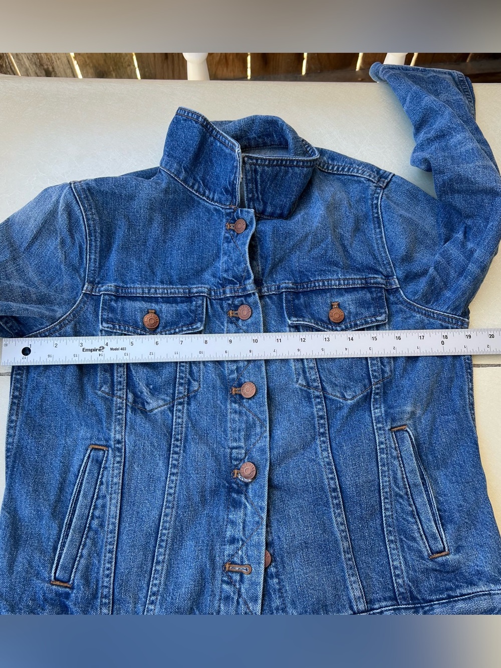 Madewell Trucker Denim Jacket Medium Wash, Women’s Size Large - Picture 7 of 9
